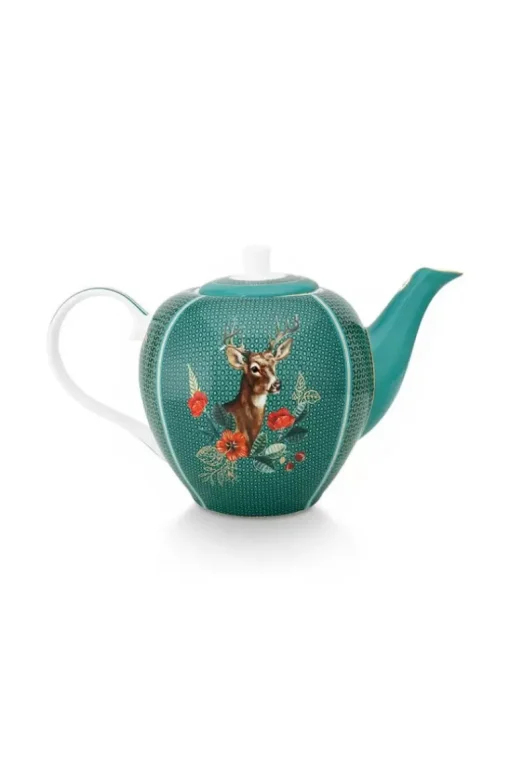 Winter Wonderland Theepot Groot Groen